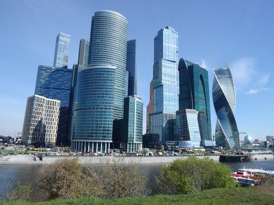 В \"Москва-Сити\" загорелась одна из строящихся башен :: Новости :: ТВ Центр