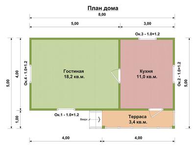 Строительство каменного дома под ключ, проект 03-09