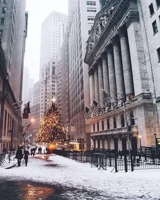 Нью-Йорк зимой | Пикабу