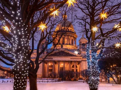 Фото Зимнего Санкт Петербурга