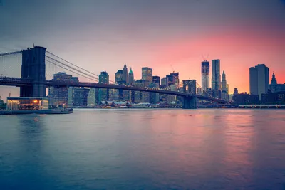 Фотообои Бруклинский мост - черно-белое фото u55821 купить в Украине |  Интернет-магазин Walldeco.ua