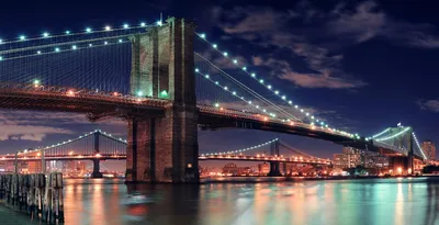 Фотообои Бруклинский мост в цвете», (арт. 8679) - купить в  интернет-магазине Chameleon