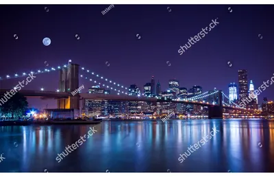 Бруклинский мост - панорамные интернет магазин фотообоев в Екатеринбурге  1rulon.ru. артикул: 54022