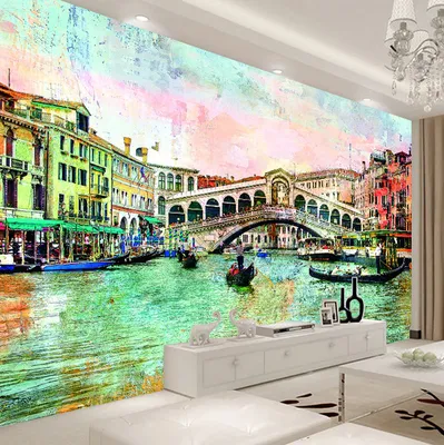 Фотообои Венеция в гранд канал для стен, бесшовные, фото и цены, купить в  Интернет-магазине