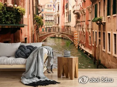Фотообои \"Венеция в винтажной обработке\" - Арт. 080143 | Купить в  интернет-магазине Уютная стена