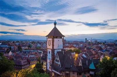 Фрайбург. Шлоссберг (Schlossberg). Смотровая башня | Достопримечательности  Европы в наших путешествиях