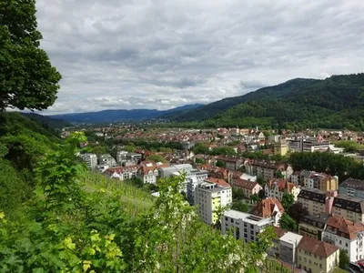 Фрайбург Im Breisgau, Германия Стоковое Изображение - изображение  насчитывающей город, старо: 144051739
