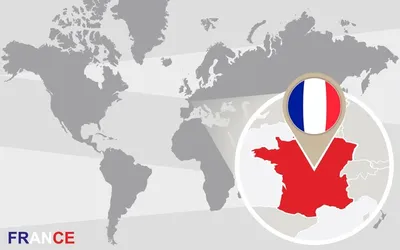 Франция винной карте - Франция винная карта страны (Западная Европа -  Европа)