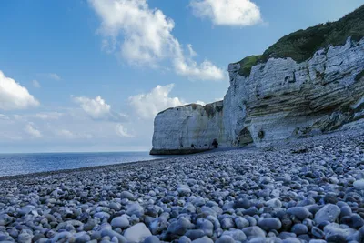 Город Etretat в Нормандии Франции Стоковое Фото - изображение насчитывающей  пляжа, взморье: 26197356