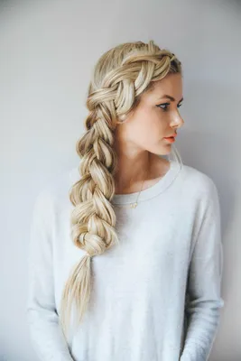 Причёска с плетением французской косички на бок на средние, длинные,  короткие волосы - 動画 Dailymotion