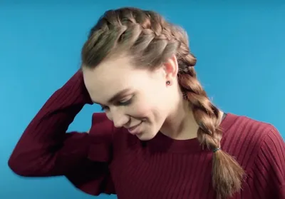 Французская коса наоборот: как заплести модную вывернутую косу - фото,  видео - Новости моды