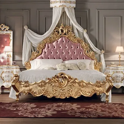 Европейская двуспальная кровать, роскошная Свадебная кровать, королевская  кровать принцессы, благородная Роскошная французская кровать, итальянская  основная кровать на заказ | AliExpress