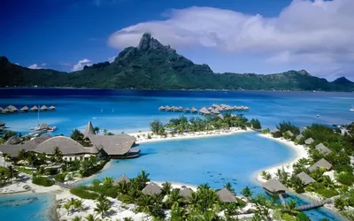 Остров Бора-Бора, Французская Полинезия | Бора-бора, Красивые места, Места  для посещения