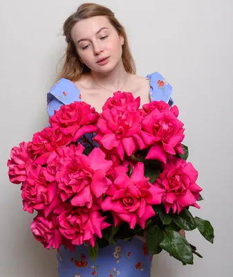 Купить Французские персиковые розы «Эмили» за 2630 руб. в Чебоксарах -  «FloraLab21»