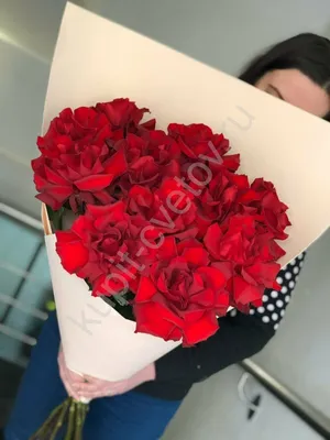 Французские розы в крафте купить в Санкт-Петербурге в салоне цветов Флордель