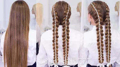School hairstyles with braids