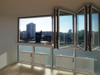 Французское остекление балкона и лоджии - закажите установку по лучшей цене  в Барнауле от компании \"FOGEL\"