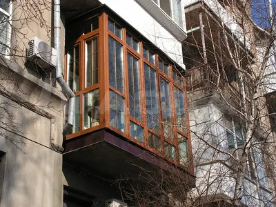 Французский балкон • Французское остекление балкона до пола: Цена на монтаж  в Киеве - gazda