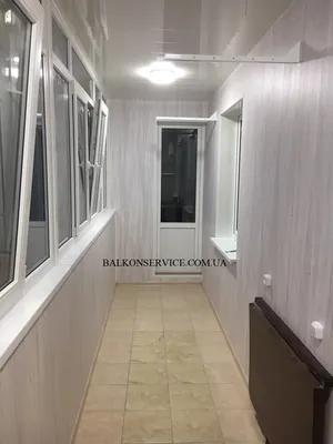 Внутренняя отделка балконов в Киеве | Цена - EVI