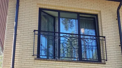 Французский балкон в Киеве. Выгодные цены на французские окна - ЕвроОкна