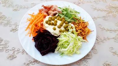 Французский\" салат Ингредиенты ⬇️ Свежая морковь 2шт(средней) Огурец ... |  TikTok