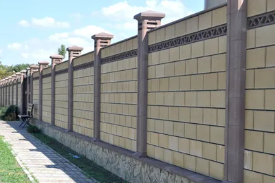 Забор из французского камня купить в Можайске, цена 11500 руб. | Стройзабор
