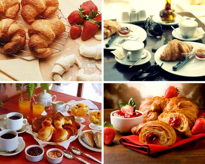 Французский завтрак | Еда, Завтрак, Французский