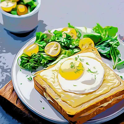 Французский завтрак в дорогом …» — создано в Шедевруме