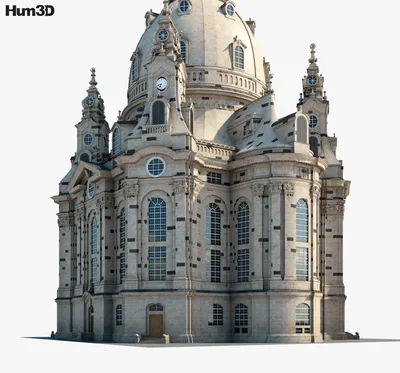 Германия город Дрезден достопримечательности. Фрауэнкирхе церковь  Богородицы описание фото