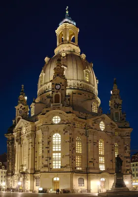 церковь фрауэнкирхе в дрездене Стоковое Фото - изображение насчитывающей  марочный, реконструировано: 226430240