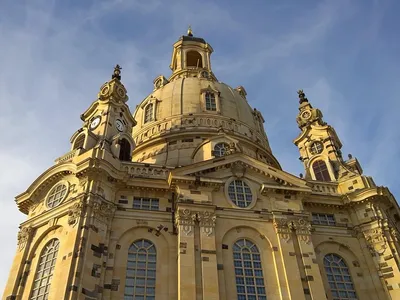 Дрезден - Фрауэнкирхе - Церковь Пресвятой Девы Марии Стоковое Фото -  изображение насчитывающей перемещение, деталь: 163903782