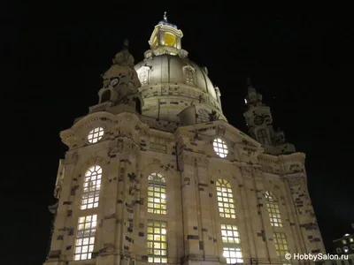Церковь Фрауэнкирхе (нем. Frauenkirche) в Дрездене. Фото