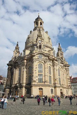 Фрауэнкирхе (Церковь Богородицы), Германия, Дрезден. - «Фрауэнкирхе -  церковь восставшая из руин. Дрезден сверху. » | отзывы