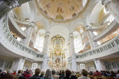 Церковь Фрауэнкирхе в Дрездене - евангелическо-лютеранский собор