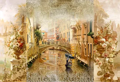 Фреска на стене \"Италия\" - премиум-декор - Роспись стен