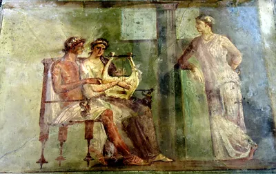 Fresco from Pompeii - Terentius Neo and his wife 1 - PICRYL - Public Domain  Media Search Engine Public Domain Search