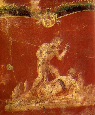 Фрески в Ruines Помпеи, Неаполь, Италии Редакционное Изображение -  изображение насчитывающей неаполь, гобелен: 40922590