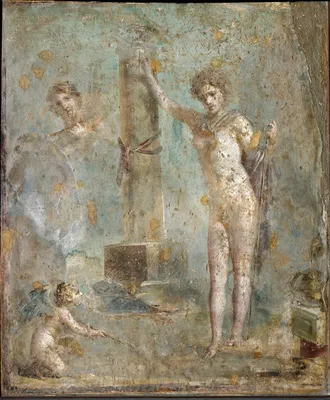 Fresco from the Temple of Isis, Pompeii | Now at the Nationa… | Flickr