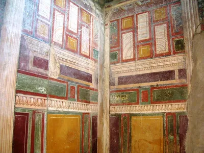 Fresco Pompeya. Casa de los Vettii. 70x64cm - Replica de cuadros