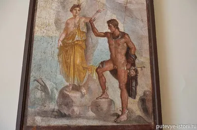 Pompeii fresco lovers hi-res stock photography and images - Alamy