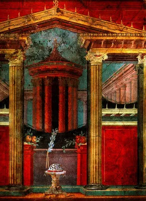 Fresco of Ixion, House of the Vettii Pompeii – Museum Shop Italy
