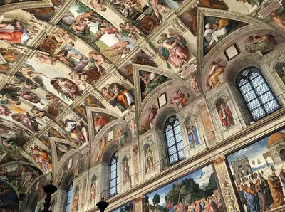 Фрески Микеланджело в Сикстинской капелле - YouTube