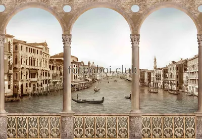 Фреска «Красочная Венеция»