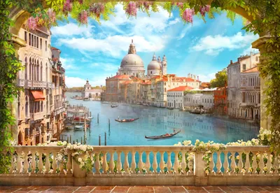 Фреска «Старая улочка в Венеции»