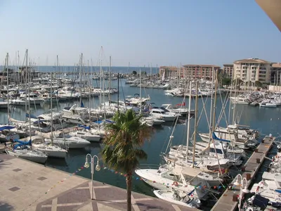 View of Marina in Frejus, France. Editorial Photo - Image of european,  boat: 246593061