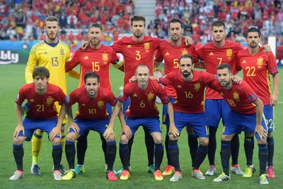 Футбольная команда Испании фото фотографии