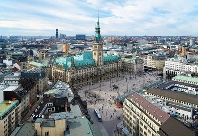 Мэрия Гамбурга Гамбург Германия — стоковые фотографии и другие картинки  Архитектура - Архитектура, Без людей, Большой город - iStock