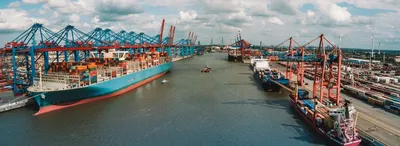 Порт Гамбург увеличил контейнерооборот на 2% за три квартала