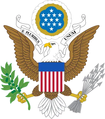 USA Coat of arms PNG transparent image download, size: 1000x1137px