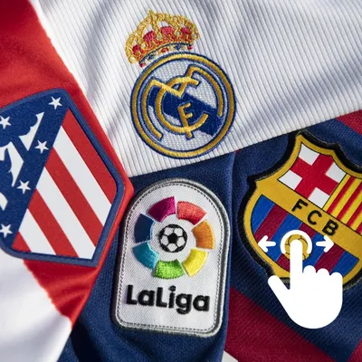 Флаг футбольного клуба Барселона, Испания Стоковая иллюстрация ©zloyel  #88938876
